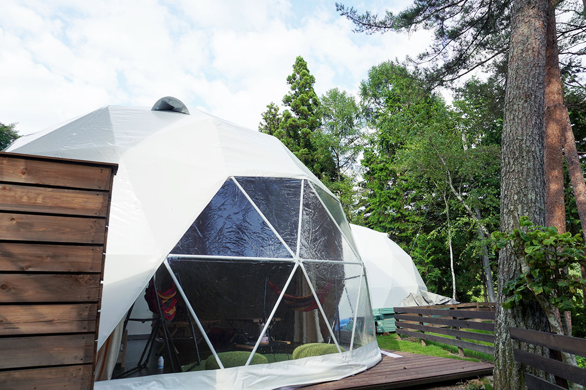 リゾートグランピング 富士河口湖hoshifull Dome Fuji リゾグラ リゾートグランピングドットコム